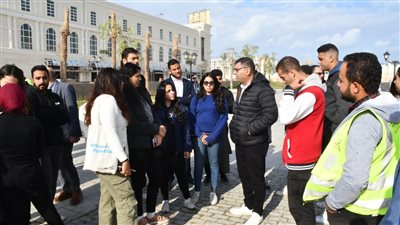 الإسكان تنظم زيارة ميدانية لطلاب الأكاديمية العربية للعلوم والتكنولوجيا للعلمين الجديدة