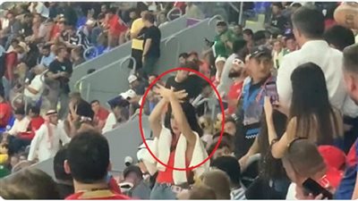 بسبب حركة مستفزة.. طرد مشجعة من مباراة في كأس العالم |فيديو