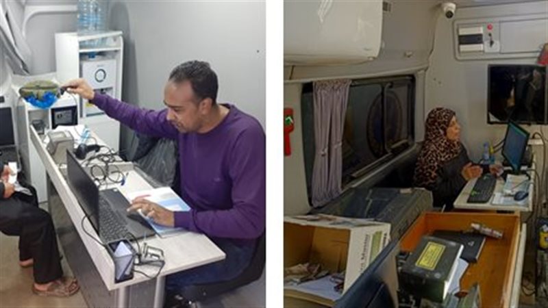 قافلة السجل المدنى