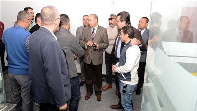 تفاصيل جولة رئيس جامعة المنصورة لتطوير استقبال مستشفى الطلبة الجامعي l صور 