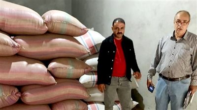 ضبط 165 طن أرز شعير قبل تهريبها للسوق السوداء في الدقهلية 