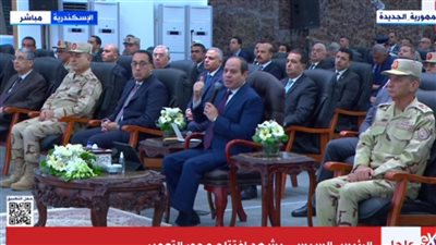 السيسي لنجلة المشير فؤاد أبو ذكري: ده تقدير متواضع للجهد الكبير