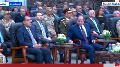 السيسي يشهد افتتاح محور التعمير بالإسكندرية | فيديو
