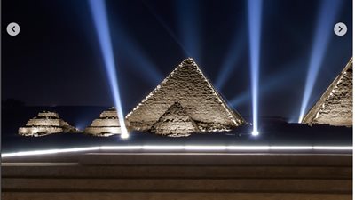 «ديور» تنشر لقطات ساحرة للأهرامات خلال حفلها في مصر | فيديو 