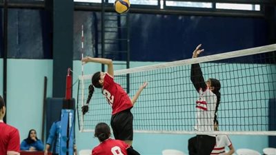 ناشئات طائرة الأهلى يفوز على الزمالك بالدورى