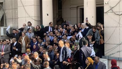 للمرة الثانية، وقفة احتجاجية للمحامين ضد التسجيل في منظومة الفاتورة الإلكترونية صور