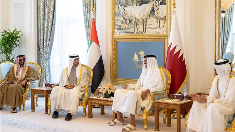 أمير قطر ورئيس الإمارات،فيتو