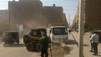  رفع 8 سيارات متهالكة في الجيزة بالصور