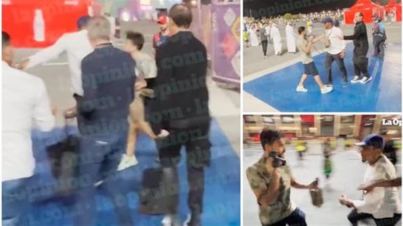  لحظة اعتداء إيتو