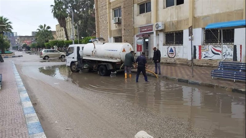 امطار غزيرة علي دمياط،فيتو
