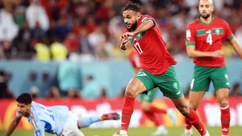 مباراة المغرب وإسبانيا