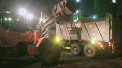 إخماد حريق نشب فى مخلفات بالعمرانية