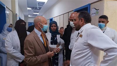 مسعود يتابع الخدمة المقدمة في مستشفى الصدر بالزقازيق 