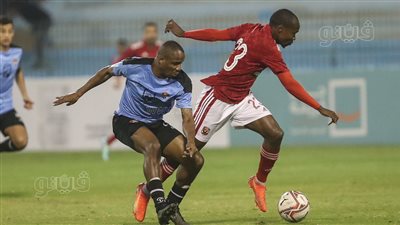 الأهلي يعزز صدارته للدوري بالفوز على غزل المحلة بهدفين صور