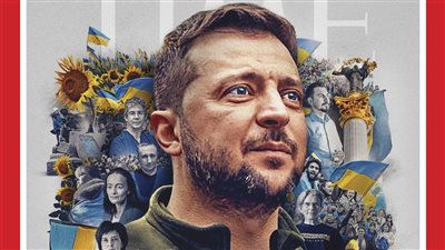 فولوديمير زيلينسكي.. مجلة تايم تختار الرئيس الأوكراني 