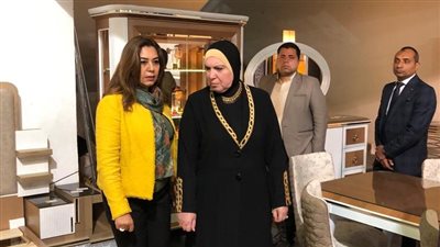 منال عوض: معرض صنع فى دمياط يخلق آفاقا تسويقية جديدة