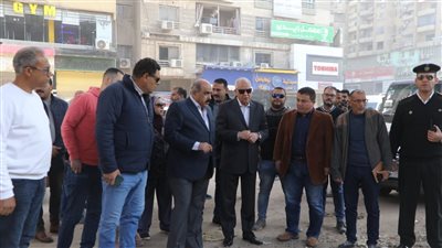 محافظ الجيزة يعاين نسب تنفيذ تغطية ترعة المريوطية بالصور