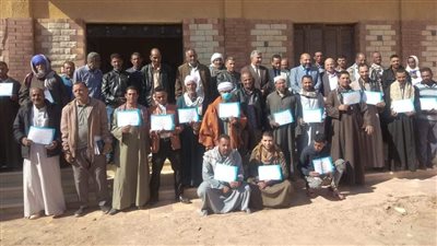 تخرج دفعة متدربين لاكتشاف وعلاج إيدز النخيل في الوادي الجديد