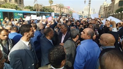 استمرار احتجاج المحامين لإلغاء الفاتورة الإلكترونية (فيديو وصور)