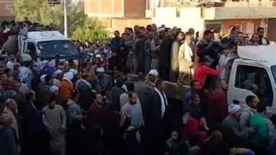 تشييع جثامين 3 أشقاء لقوا مصرعهم في حريق بالقناطر الخيرية