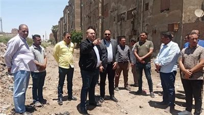 نائب محافظ الجيزة يتفقد مشروع إنشاء كوبري أبو غالب