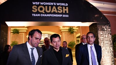 وزير الرياضة يشهد حفل انطلاق بطولة العالم للإسكواش للسيدات