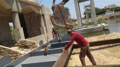 إنشاء كوبري أبو غالب في الجيزة (صور)