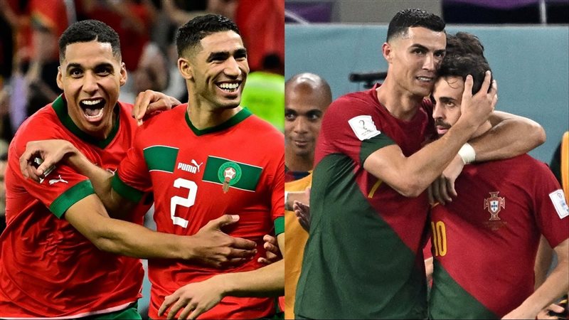 مشوار المغرب والبرتغال