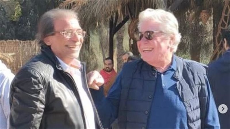 حسين فهمي وخالد يوسف