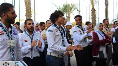 انطلاق المعسكر التدريبي لعشائر جوالة جامعة عين شمس