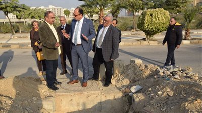 رئيس جامعة حلوان يتابع تطوير الكليات 