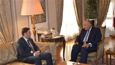 مباحثات بين وزيري خارجية مصر ومقدونيا الشمالية لمواجهة التحديات المشتركة 