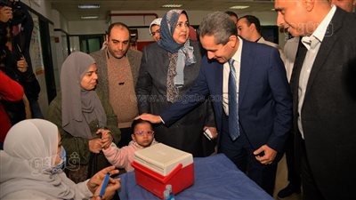 محافظ الغربية: نستهدف تطعيم 678 ألفا ضد شلل الأطفال