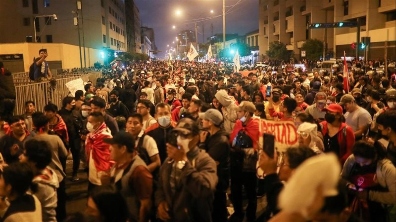 تظاهرة في ليما، فيتو