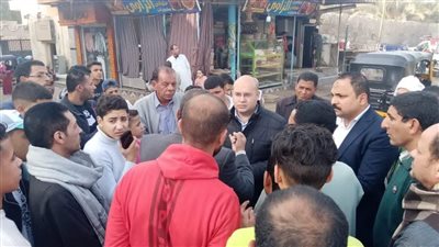 نائب محافظ الجيزة يتفقد مشروعات الخطة الاستثمارية لتطوير مدينة العياط (صور)