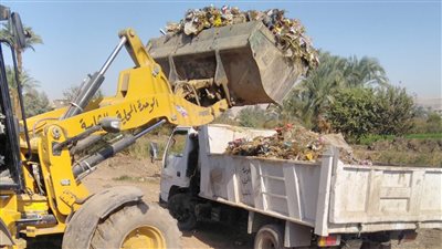رفع وإزالة 580 طن مخلفات وقمامة خلال حملات نظافة بأسيوط 