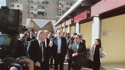 محافظ الإسكندرية وسفير الاتحاد الأوروبي يفتتحان مشروع تطوير سوق الناصرية 