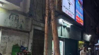 محافظ الشرقية:رفع عمود إنارة متهالك لخطورته بالزقازيق 