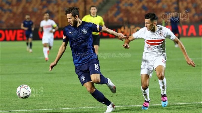 مباراة الزمالك وبيراميدز،