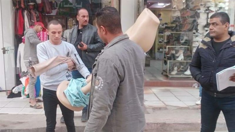 حملة اشغالات بالجيزة؛فيتو