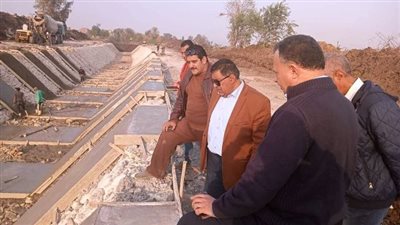 رى الشرقية يتابع أعمال تأهيل ترعة الصبابة بههيا 