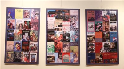 أبرز الوثائق واللوحات بمعرض نجيب محفوظ بين الحارة والأصدقاء