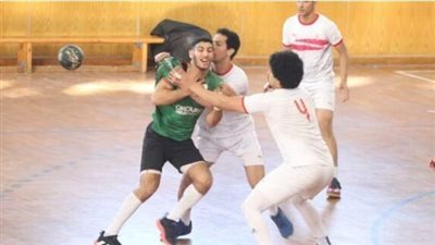 مرتبط يد الزمالك يهزم الشباب الوطني بتلا ويتأهل لربع نهائي كأس مصر