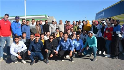 محافظ الوادي الجديد يلتقي وفد طلاب جامعة المنوفية