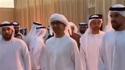 وزير خارجية الإمارات في عقد قران حسين الجسمي (صور)