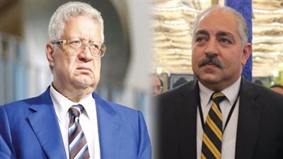 مصافحة مرتضى منصور والعامري فاروق تثير الجدل في قمة دوري الطائرة للسيدات (صور)