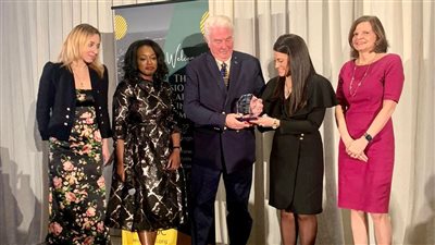 جامعة جورج واشنطن تمنح رانيا المشاط جائزة وزيرة التعاون الدولي الأكثر تميزًا في أفريقيا لعام 2022