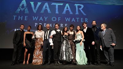 العرض العالمي لفيلم AVATAR: THE WAY OF WATER (فيديو وصور) 