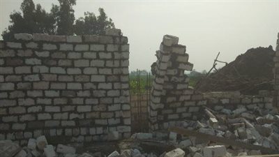 استمرار حملات إزالة الأبنية المخالفة على الأراضى الزراعية بالشرقية