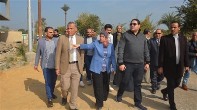 نائب محافظ بني سويف يتابع الموقف التنفيذي لمشروعات حياة كريمة